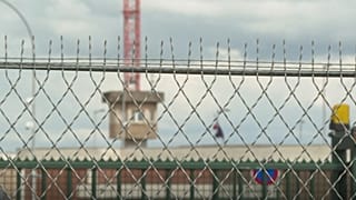 The exterior of Villepinte Prison, 15 April, 2025