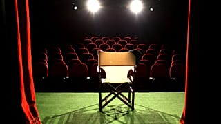 Theatre with no one seated