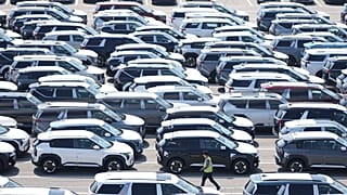 Exposición de coches.