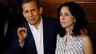 Humala és felesége, Nadine Heredia a börtönből való szabadulása után egy 2018-as archív felvételen.