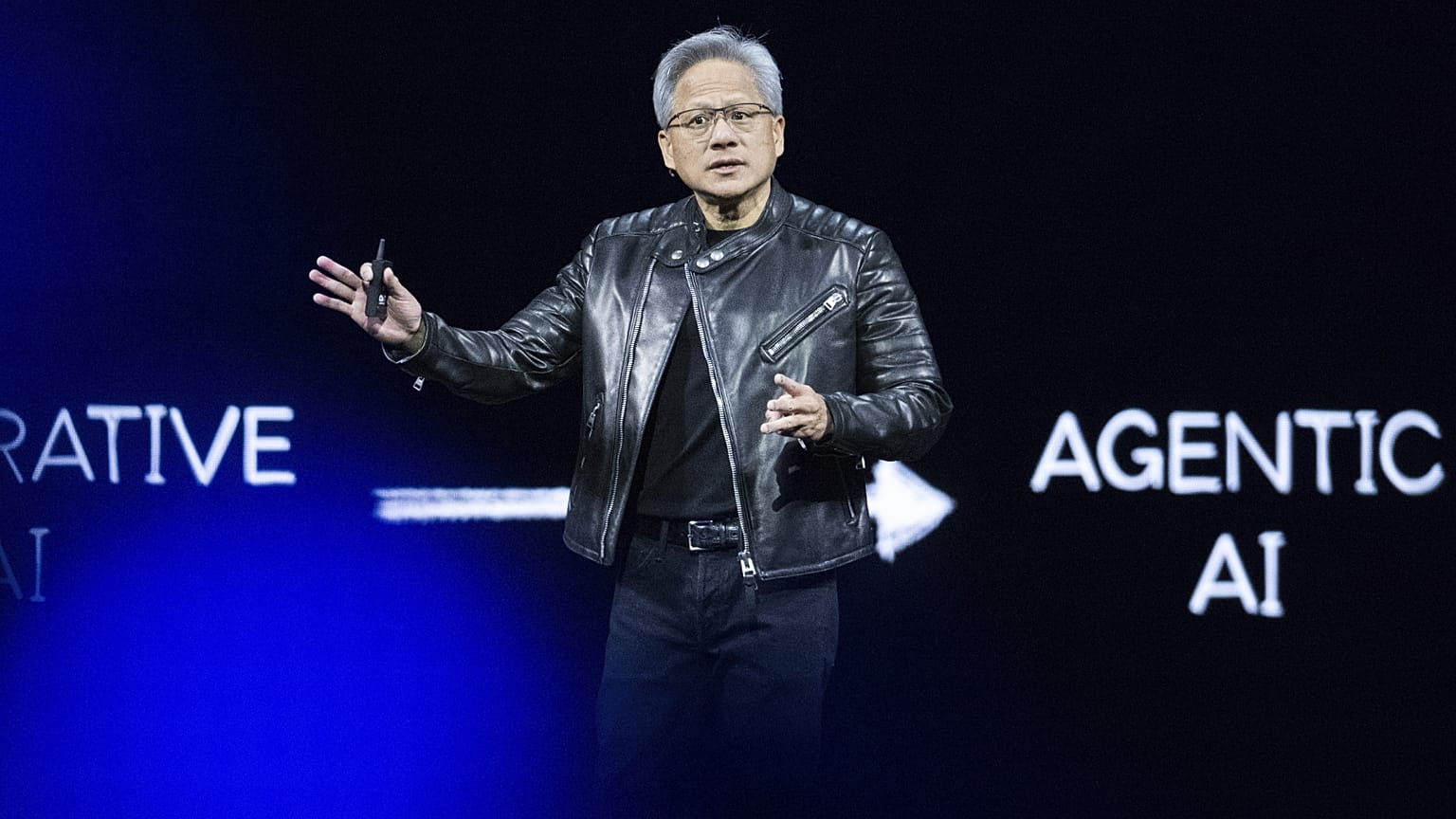 CEO Jensen Huang Nvidia GTC'nin açılış konuşması sırasında konuşuyor. Kaliforniya, ABD. 18 Mart 2025.