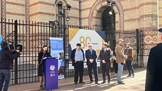 Holokauszt megemlékezés a Dohány utcai zsinagógánál