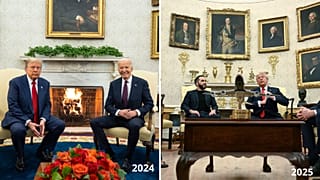 Trump és Biden 2024 - Trump és Nayib Bukele El Salvadori elnök 