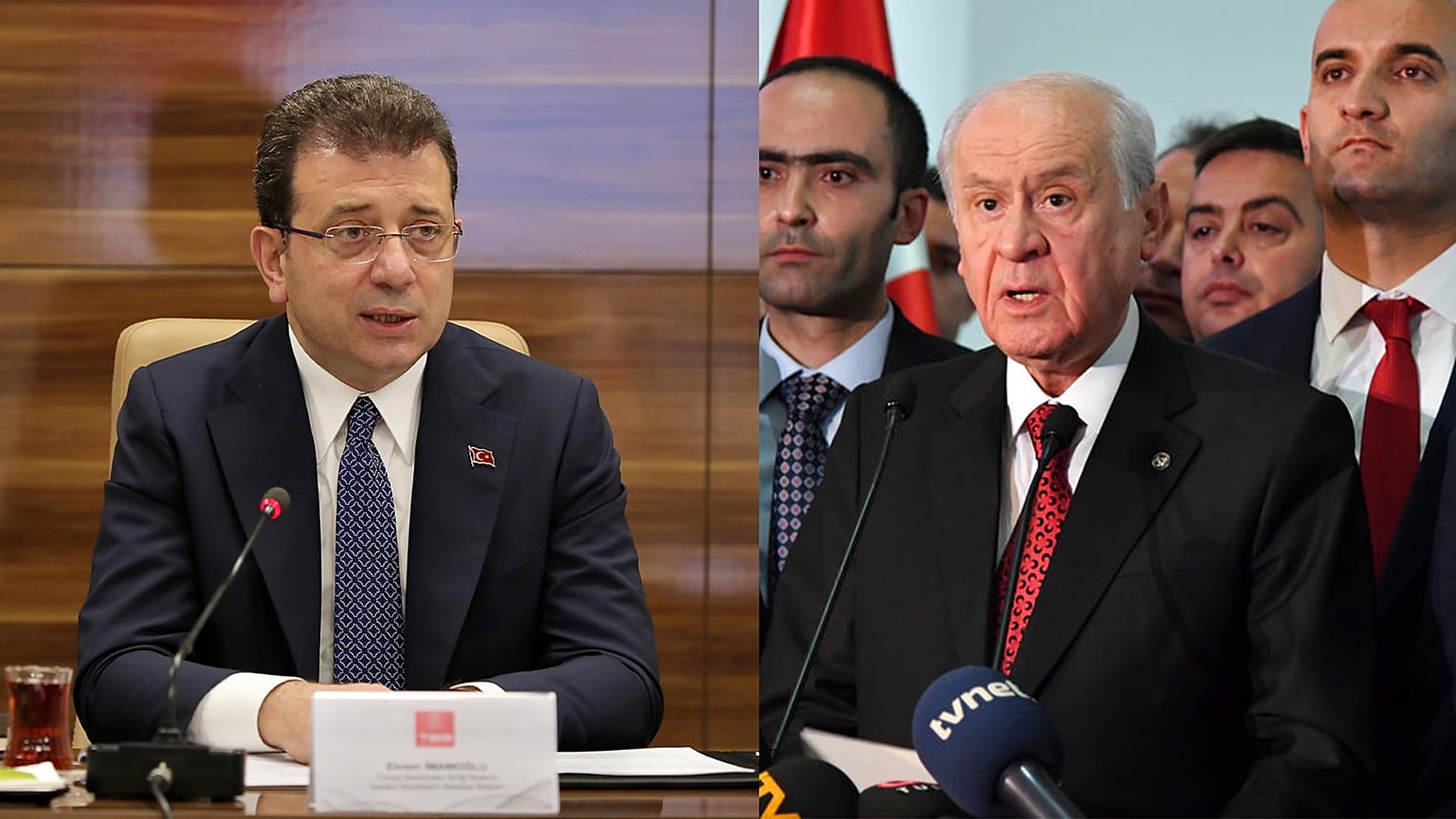 İBB Başkanı Ekrem İmamoğlu - MHP lideri Devlet Bahçeli
