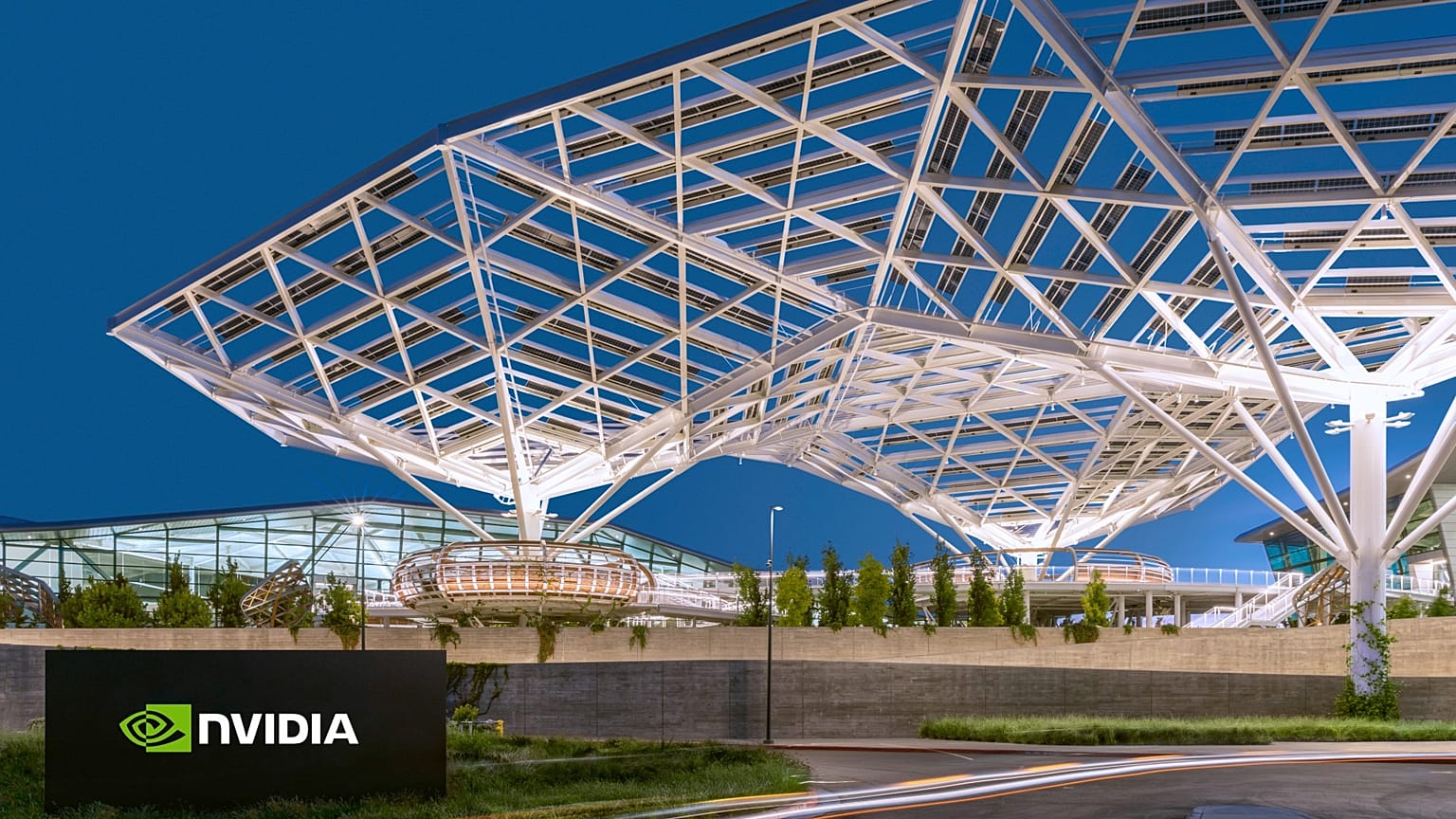 The Nvidia headquarters at Santa Clara, California, United States. 