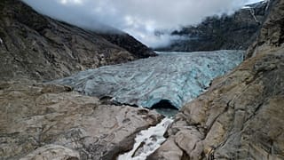 El glaciar Nigardsbreen en Jostedal, Noruega.