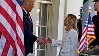Trump recibe a Meloni en la Casa Blanca