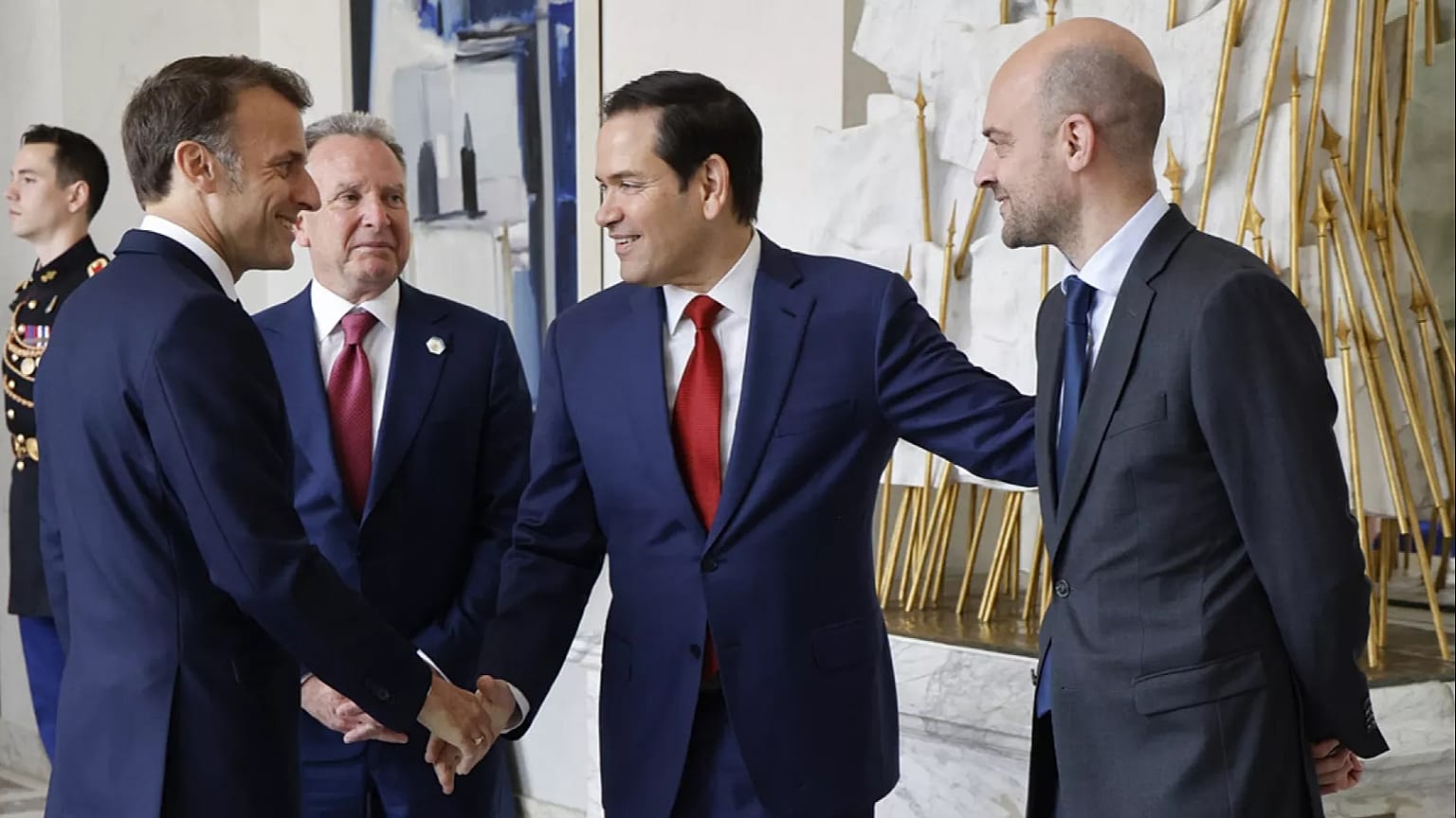 Marco Rubio y Witkoff en París.