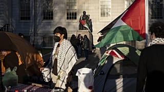 Izrael-ellenes megmozdulás a Harvardon tavaly áprilisban