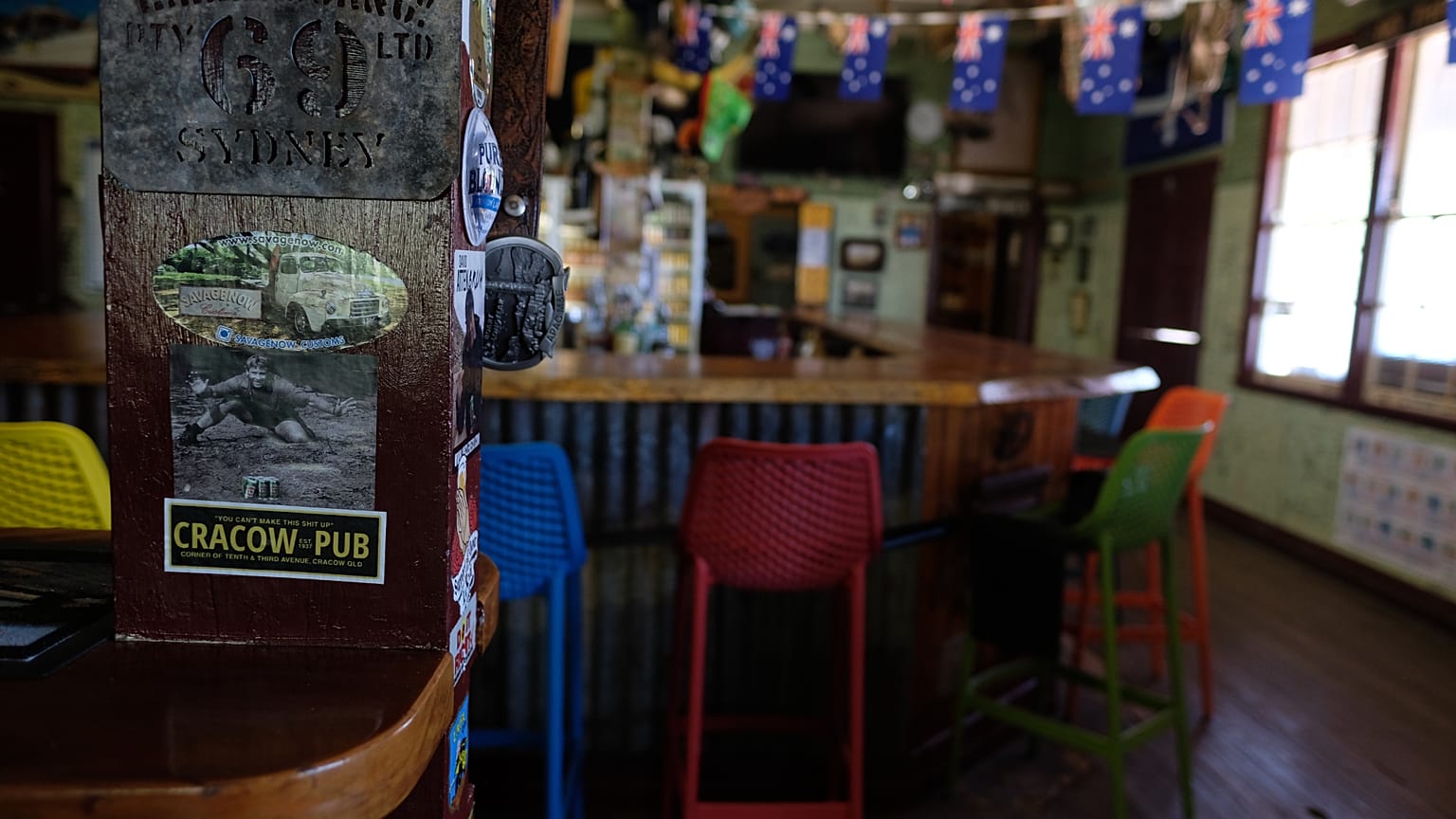 El Hotel Cracow, en el interior de Australia, es el centro de la comunidad local
