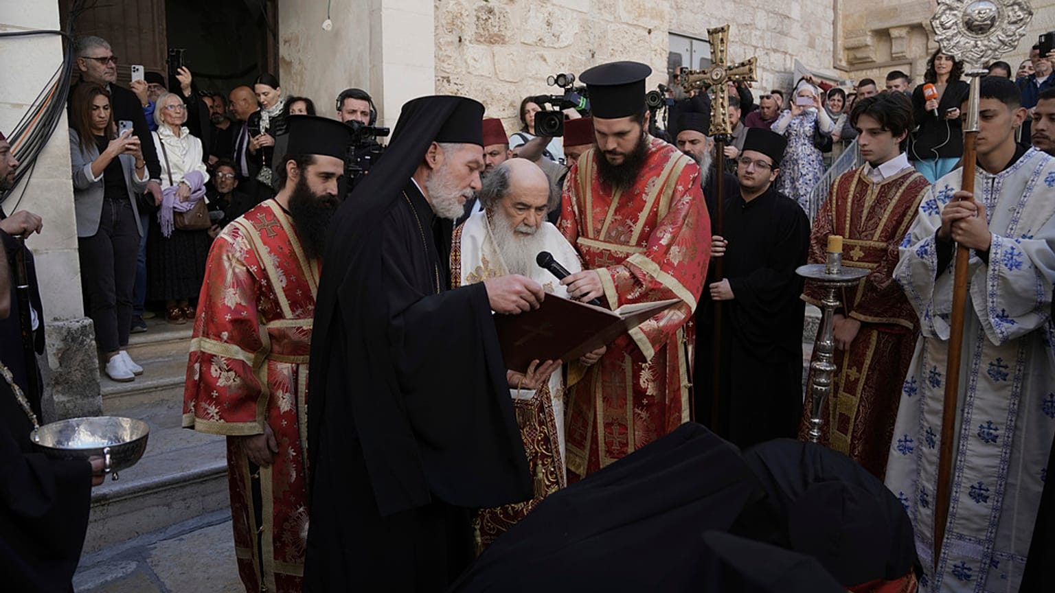 Ο Πατριάρχης Ιεροσολύμων στην Τελετή του Νιπτήρος