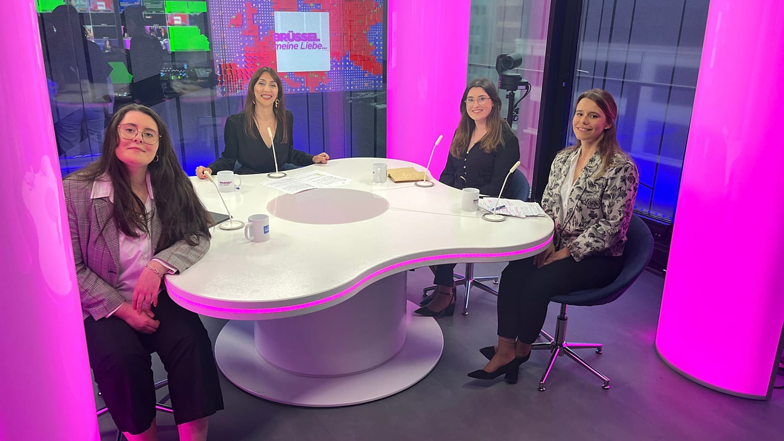 Mariana Corrêa com as convidadas Rita Dias, Maria Guerra e Luzia Prata