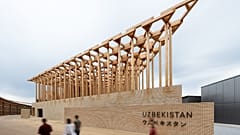 Uzbekistan Pavilion at Expo 2025 Osaka.
