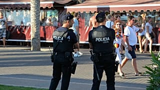 Fotónk illusztráció: spanyol rendőrök Mallorcán
