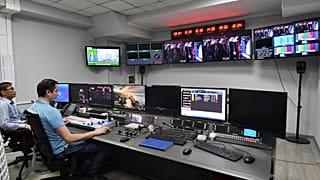 Reżyserka telewizji w Kirgistanie