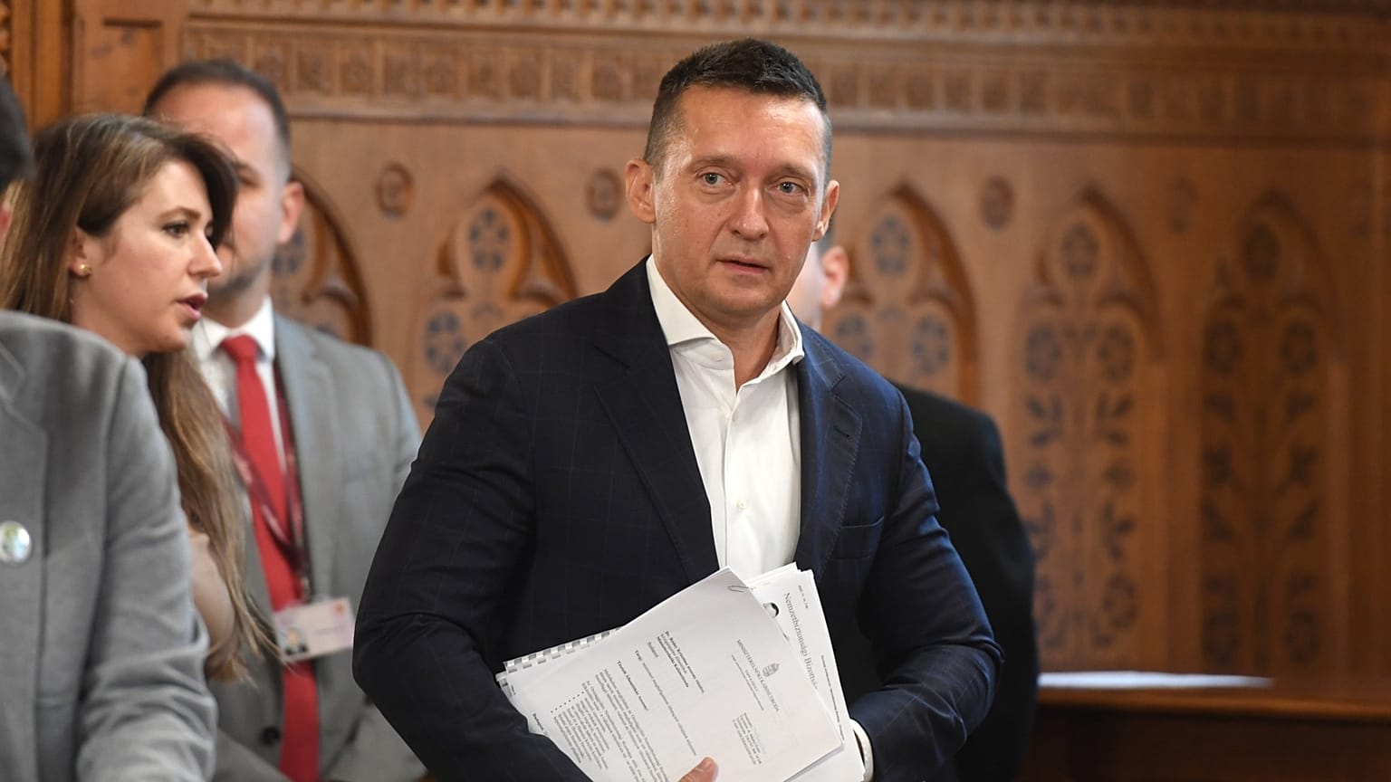 Rogán Antal, a Miniszterelnöki Kabinetirodát vezető miniszter