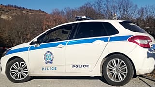 Foto de archivo de un coche de la Policía griega.
