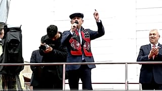 Özgür Özel, cumartesi günü düzenlenen Yozgat mitinginde.