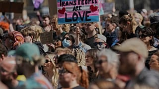 LGBTQ-Protest gegen Gerichtsurteil in London