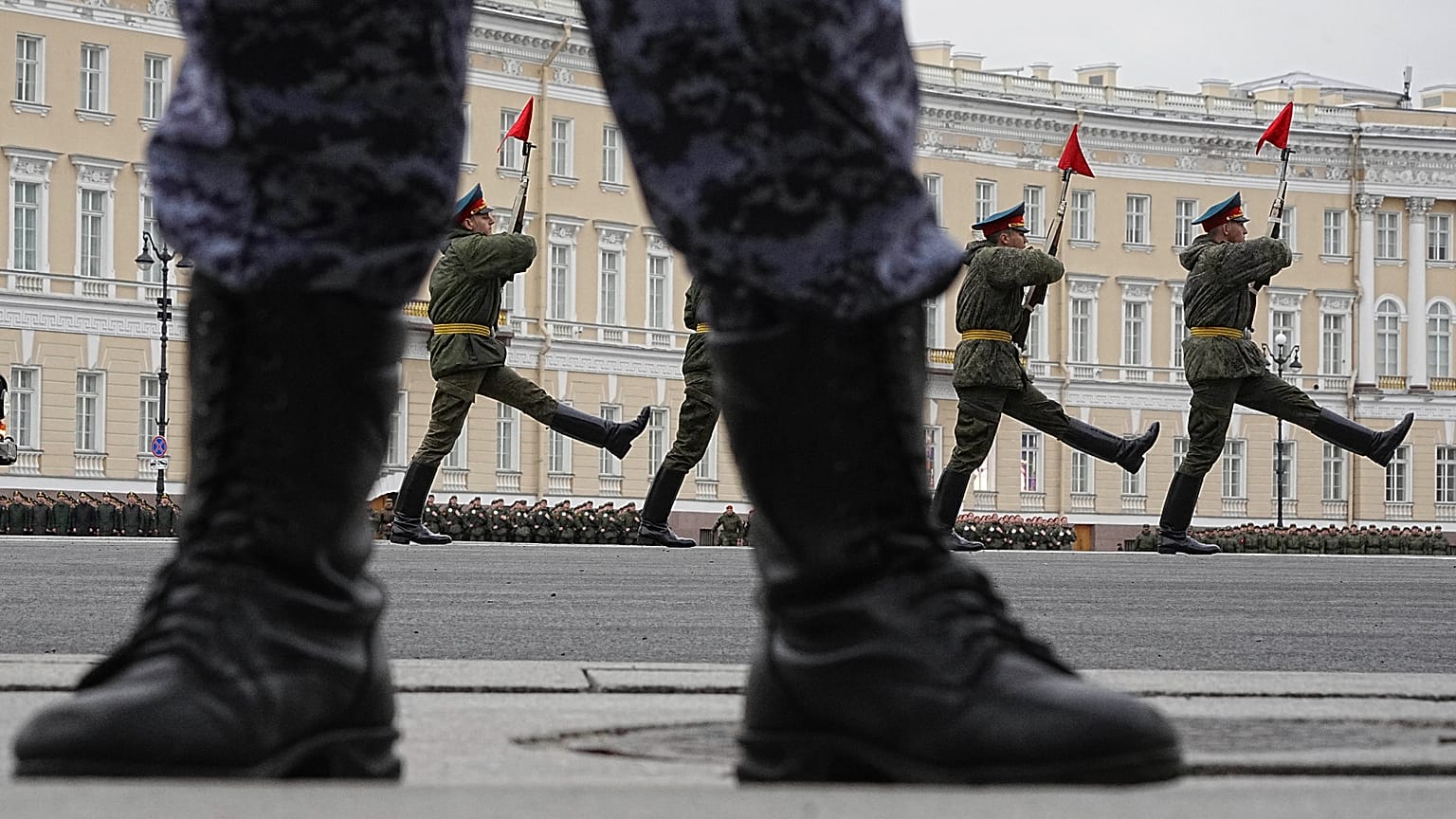 Архивное изображение военнослужащих. 