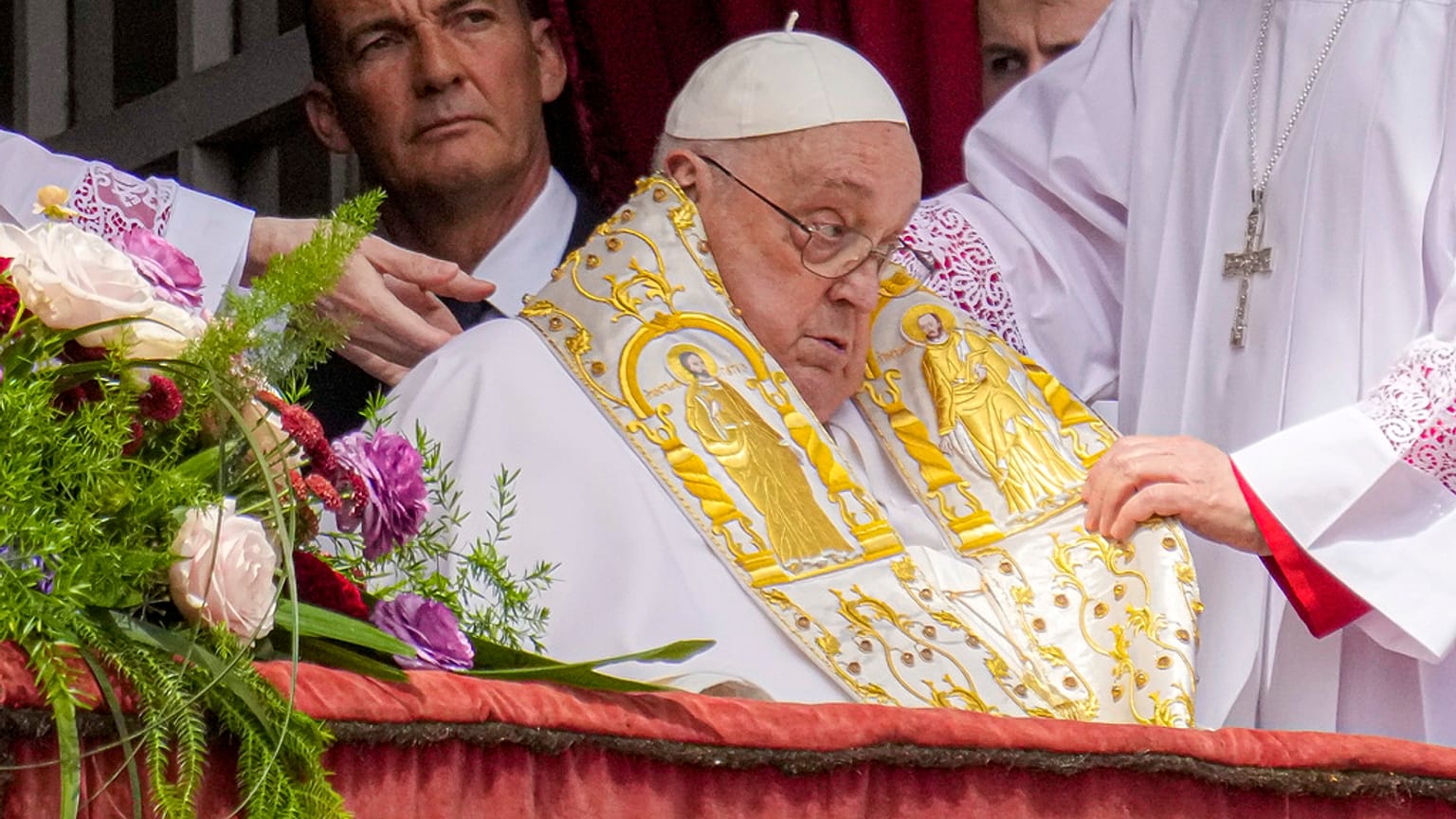 Papież Franciszek nie żyje, tu: podczas Niedzieli Wielkanocnej