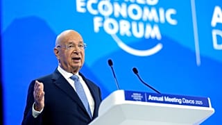 Klaus Schwab kündigte Rücktritt bei Weltwirtschaftsforum an.
