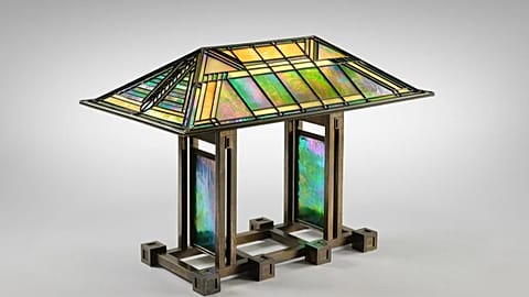 Frank Lloyd Wright, Double-Pedestal Lamp.