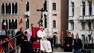 El Pontífice visitó Venecia por primera vez en 2024, incluido el pabellón del Vaticano en la 60ª Bienal de Venecia