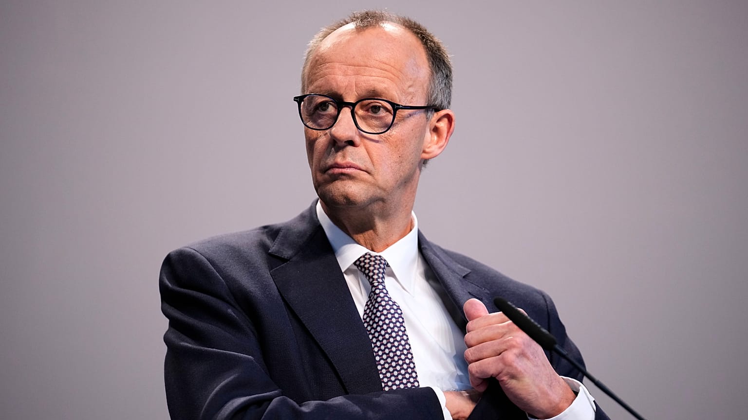 Le prochain chancelier allemand Friedrich Merz, chef de la CDU
