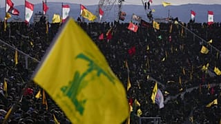 مراسم تشييع الأمين العام السابق لحزب الله، حسن نصرالله، في بيروت، لبنان، يوم الأحد 23 فبراير 2025.