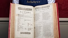 Un ensemble d'éditions originales de pièces de Shakespeare pourrait atteindre plus de 5 millions d'euros lors d'une vente aux enchères 