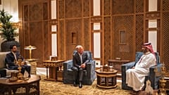 اللقاء بين العاهل الأردني وولي العهد السعودي