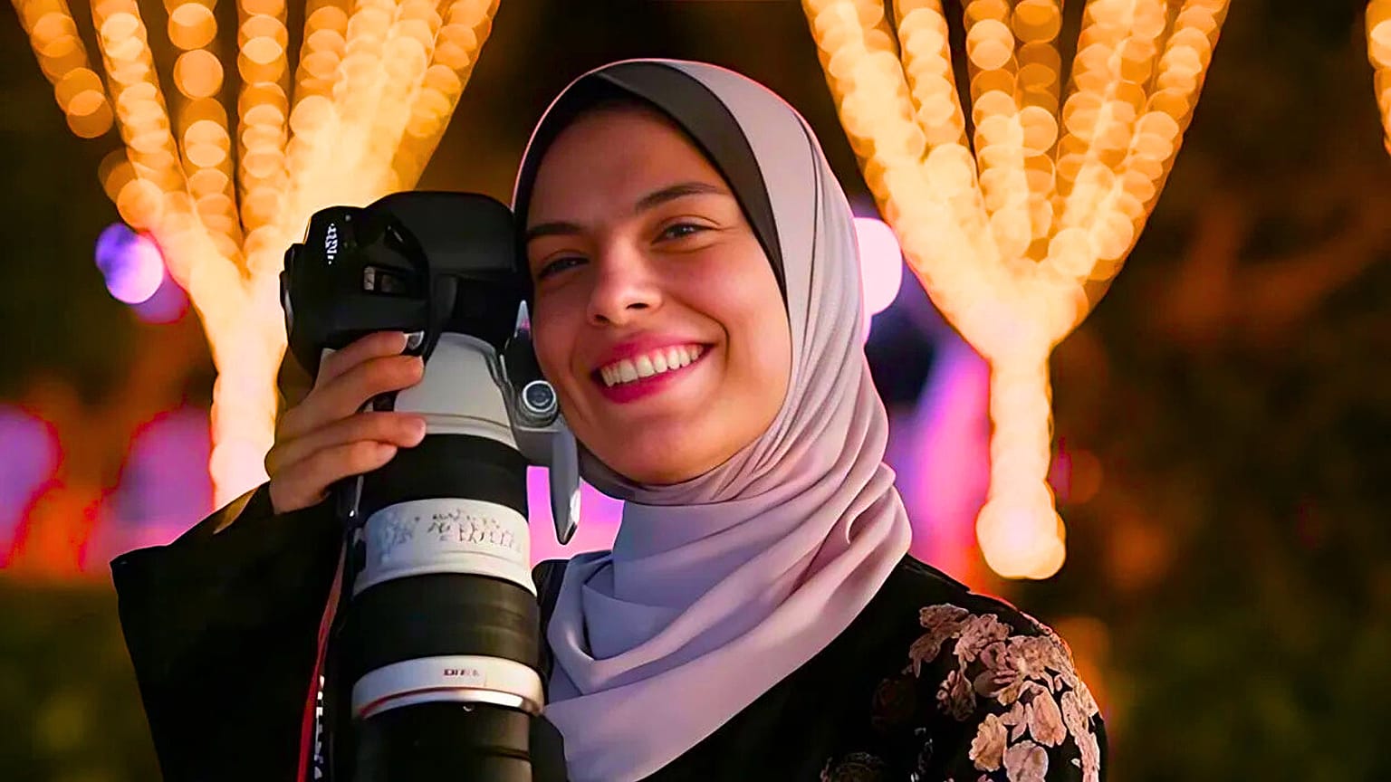 الصحافية الفلسطينية فاطمة حسونة