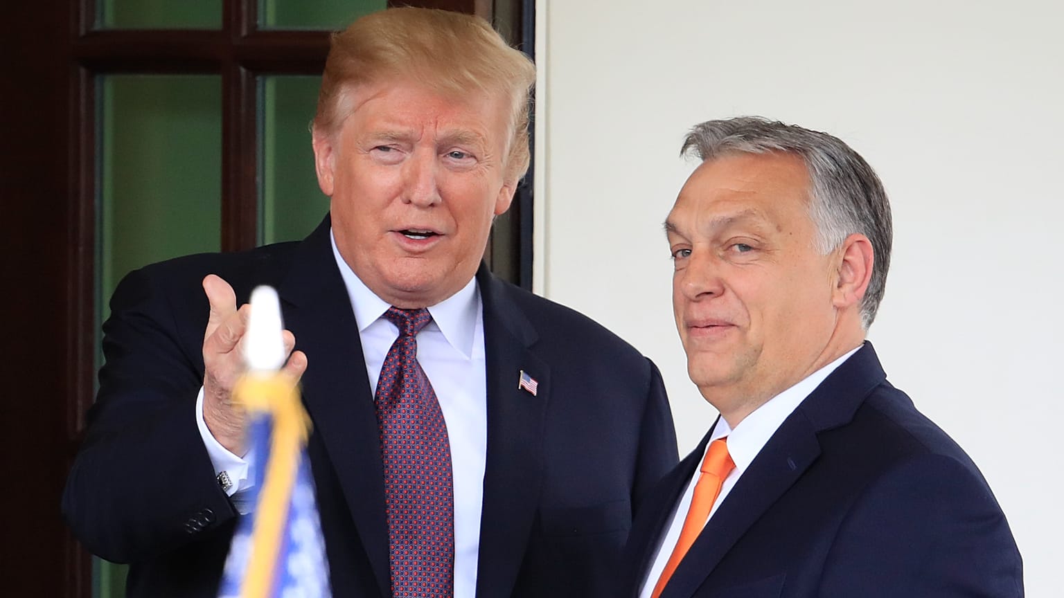 Trump y Orbán en 2019.