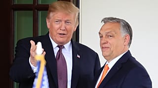 Trump y Orbán en 2019.