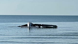 Μικρό αστυνομικό αεροπλάνο συνετρίβη στη θάλασσα στην επαρχία Prachuab Kiri Khan, 25 Απριλίου 2025