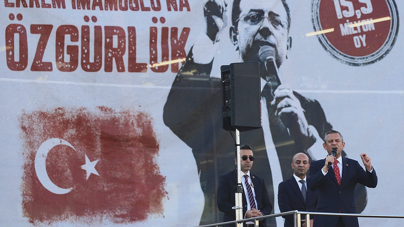 CHP Genel Başkanı Özgür Özel, Ankara, 6 Nisan 2025.