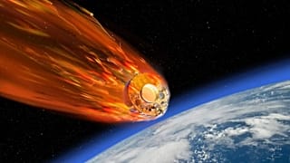 İllüstrasyonda Dünya atmosferine yeniden giren uzay aracı resmediliyor.