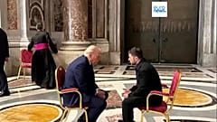 Trump és Zelenszkij rögtönzött találkozója 