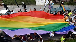 Drapeau des personnes LGBT.
