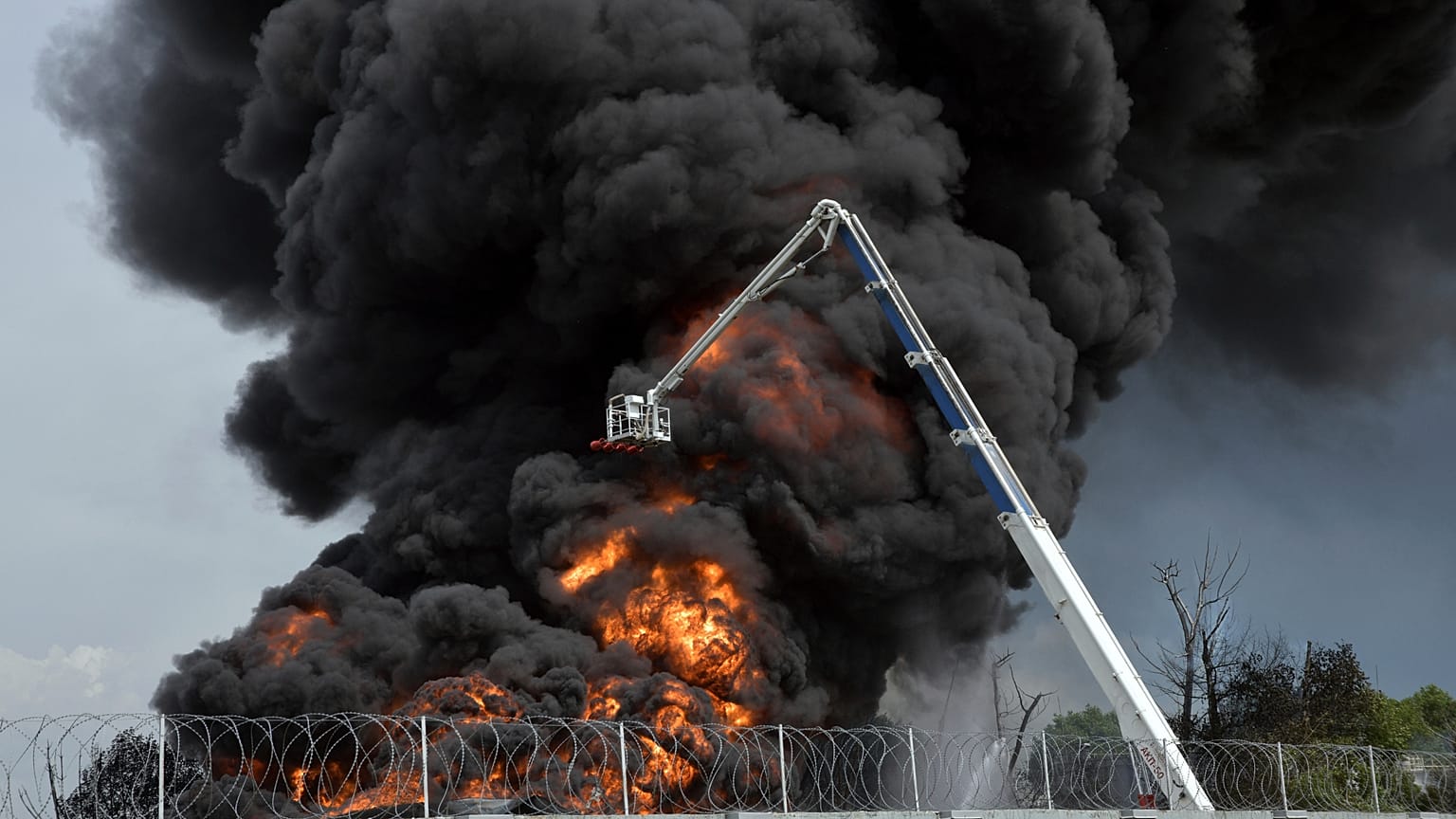 Foto de archivo de una explosión en Rusia.
