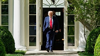 US-Präsident Donald Trump ist 100 Tage im Amt. Fünf Schlüsselmomente in Bildern. 28. April 2025.