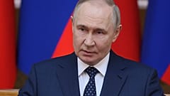 Wladimir Putin in St. Petersburg am 28. April 2025