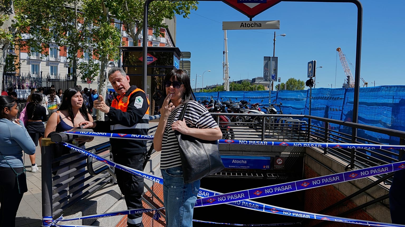  El metro de Madrid afectado por el apagón del lunes