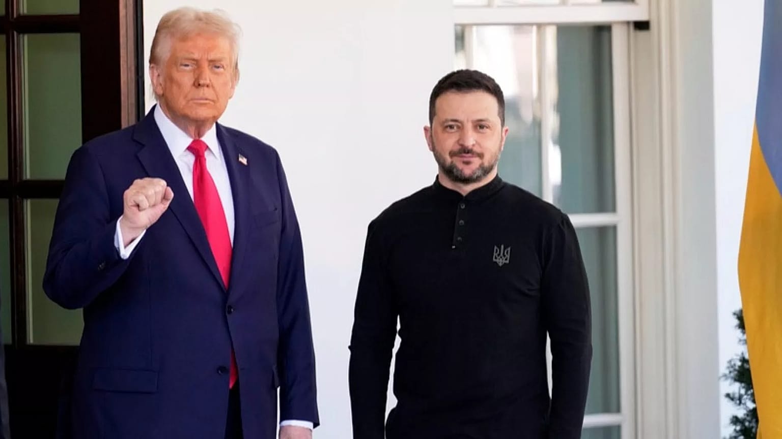 Zelenski junto a Trump en la Casa Blanca.