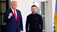 Zelenski junto a Trump en la Casa Blanca.
