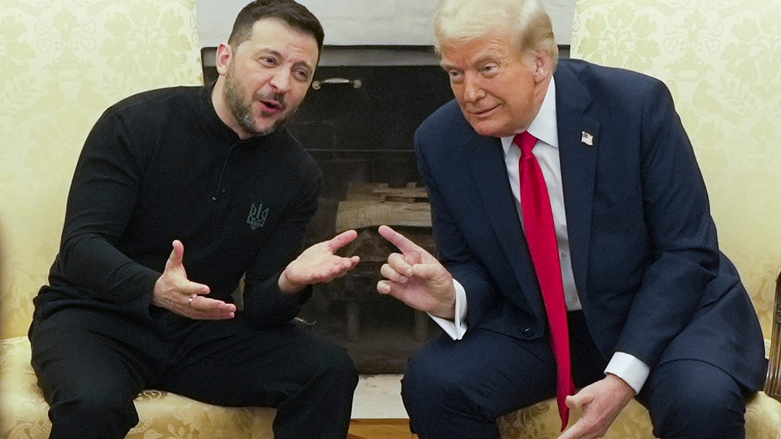 Zelenszkij és Trump a Fehér Házban, 2025 