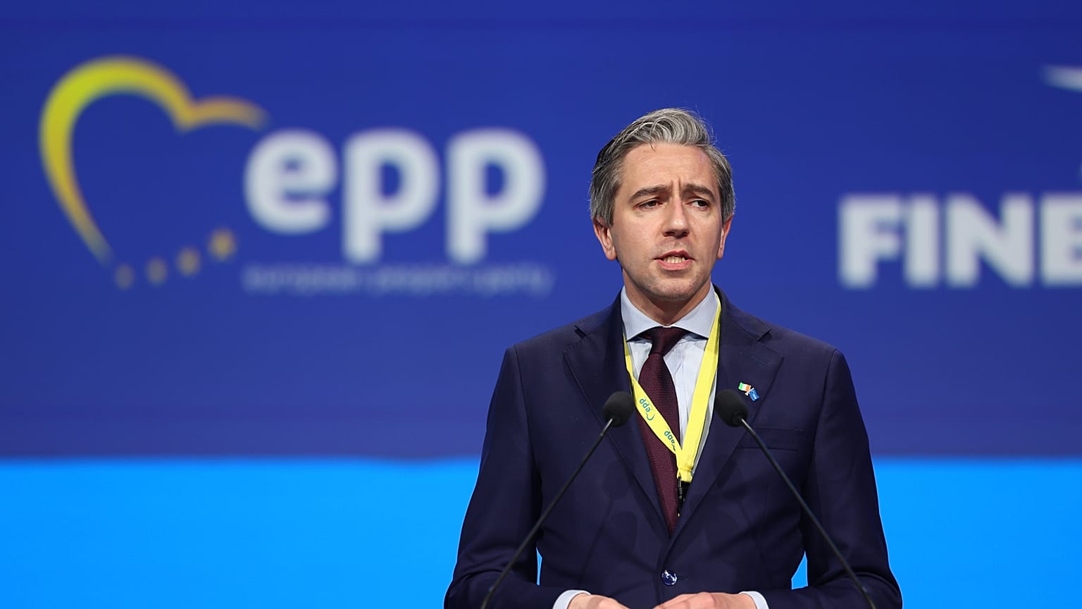 Simon Harris addresses Valencia congress