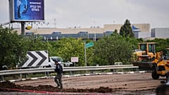 Aéroport de Tel-Aviv, Israël, le 4 mai 2025.