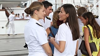 La Reina Letizia visita a la Princesa Leonor en Panamá